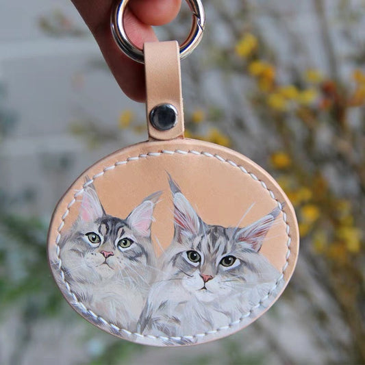 How to Make a Custom Pet Leather Keychain