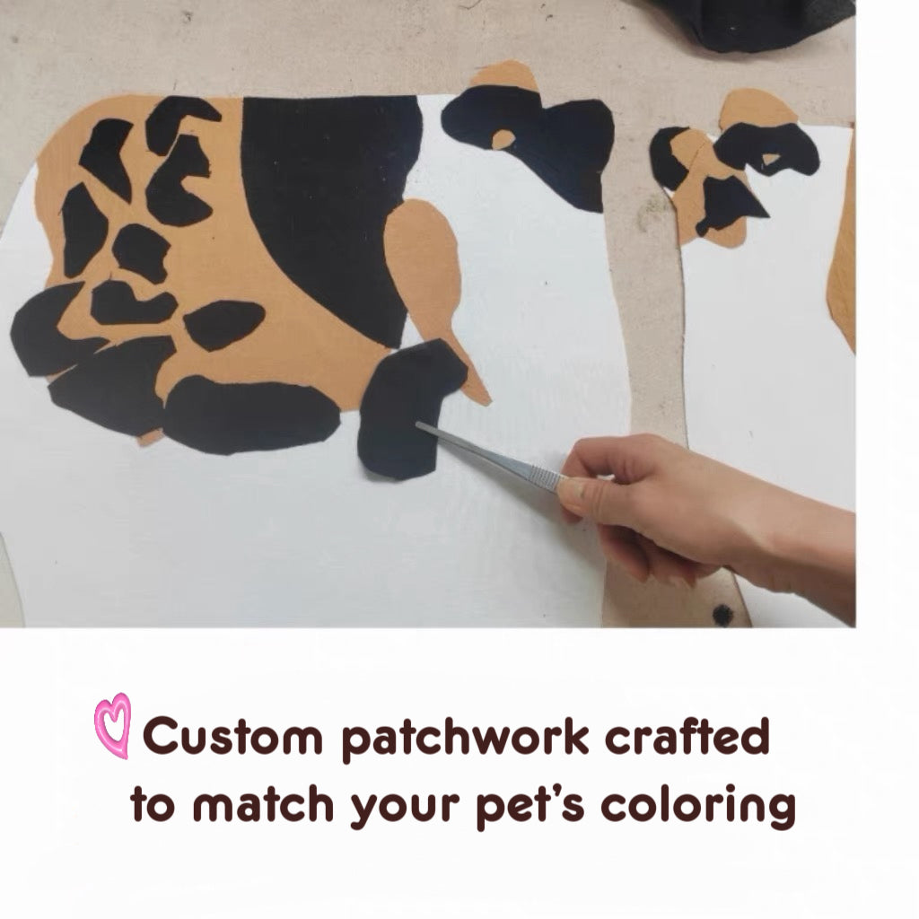 Custom Pet Portrait Canvas Tote Bag